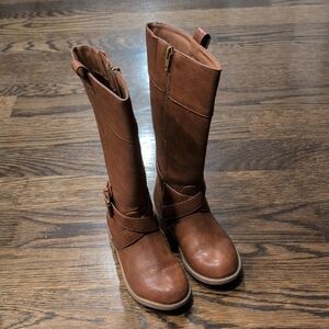 Kohl's Cognac Knee-High Boots
